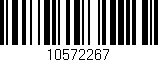 Código de barras (EAN, GTIN, SKU, ISBN): '10572267'