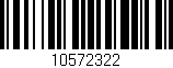 Código de barras (EAN, GTIN, SKU, ISBN): '10572322'