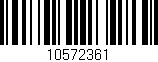 Código de barras (EAN, GTIN, SKU, ISBN): '10572361'
