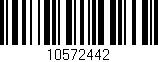 Código de barras (EAN, GTIN, SKU, ISBN): '10572442'