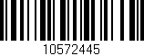 Código de barras (EAN, GTIN, SKU, ISBN): '10572445'