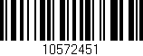 Código de barras (EAN, GTIN, SKU, ISBN): '10572451'