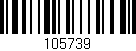 Código de barras (EAN, GTIN, SKU, ISBN): '105739'