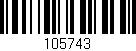 Código de barras (EAN, GTIN, SKU, ISBN): '105743'