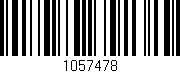 Código de barras (EAN, GTIN, SKU, ISBN): '1057478'