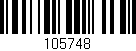 Código de barras (EAN, GTIN, SKU, ISBN): '105748'