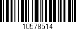 Código de barras (EAN, GTIN, SKU, ISBN): '10578514'