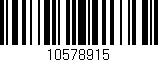 Código de barras (EAN, GTIN, SKU, ISBN): '10578915'