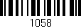 Código de barras (EAN, GTIN, SKU, ISBN): '1058'