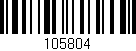 Código de barras (EAN, GTIN, SKU, ISBN): '105804'