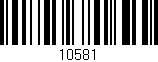Código de barras (EAN, GTIN, SKU, ISBN): '10581'