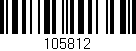 Código de barras (EAN, GTIN, SKU, ISBN): '105812'