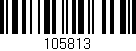 Código de barras (EAN, GTIN, SKU, ISBN): '105813'