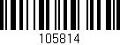 Código de barras (EAN, GTIN, SKU, ISBN): '105814'