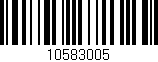 Código de barras (EAN, GTIN, SKU, ISBN): '10583005'