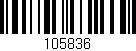 Código de barras (EAN, GTIN, SKU, ISBN): '105836'