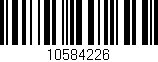 Código de barras (EAN, GTIN, SKU, ISBN): '10584226'