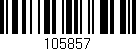 Código de barras (EAN, GTIN, SKU, ISBN): '105857'