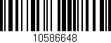 Código de barras (EAN, GTIN, SKU, ISBN): '10586648'