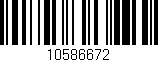 Código de barras (EAN, GTIN, SKU, ISBN): '10586672'