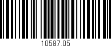 Código de barras (EAN, GTIN, SKU, ISBN): '10587.05'