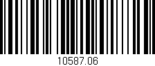 Código de barras (EAN, GTIN, SKU, ISBN): '10587.06'