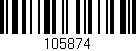 Código de barras (EAN, GTIN, SKU, ISBN): '105874'