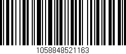 Código de barras (EAN, GTIN, SKU, ISBN): '1058848521163'