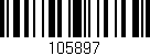 Código de barras (EAN, GTIN, SKU, ISBN): '105897'