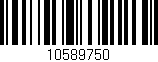 Código de barras (EAN, GTIN, SKU, ISBN): '10589750'