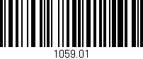 Código de barras (EAN, GTIN, SKU, ISBN): '1059.01'