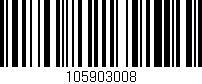 Código de barras (EAN, GTIN, SKU, ISBN): '105903008'