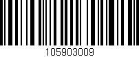 Código de barras (EAN, GTIN, SKU, ISBN): '105903009'