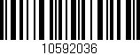 Código de barras (EAN, GTIN, SKU, ISBN): '10592036'