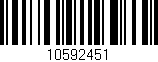 Código de barras (EAN, GTIN, SKU, ISBN): '10592451'