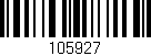 Código de barras (EAN, GTIN, SKU, ISBN): '105927'