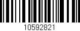 Código de barras (EAN, GTIN, SKU, ISBN): '10592821'