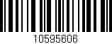 Código de barras (EAN, GTIN, SKU, ISBN): '10595606'