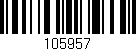 Código de barras (EAN, GTIN, SKU, ISBN): '105957'
