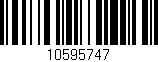Código de barras (EAN, GTIN, SKU, ISBN): '10595747'
