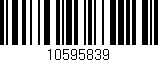 Código de barras (EAN, GTIN, SKU, ISBN): '10595839'