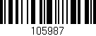 Código de barras (EAN, GTIN, SKU, ISBN): '105987'