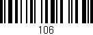 Código de barras (EAN, GTIN, SKU, ISBN): '106'