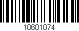 Código de barras (EAN, GTIN, SKU, ISBN): '10601074'