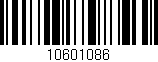 Código de barras (EAN, GTIN, SKU, ISBN): '10601086'