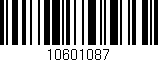 Código de barras (EAN, GTIN, SKU, ISBN): '10601087'