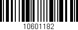 Código de barras (EAN, GTIN, SKU, ISBN): '10601182'