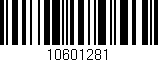 Código de barras (EAN, GTIN, SKU, ISBN): '10601281'