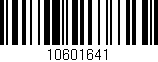 Código de barras (EAN, GTIN, SKU, ISBN): '10601641'