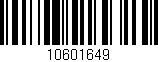 Código de barras (EAN, GTIN, SKU, ISBN): '10601649'